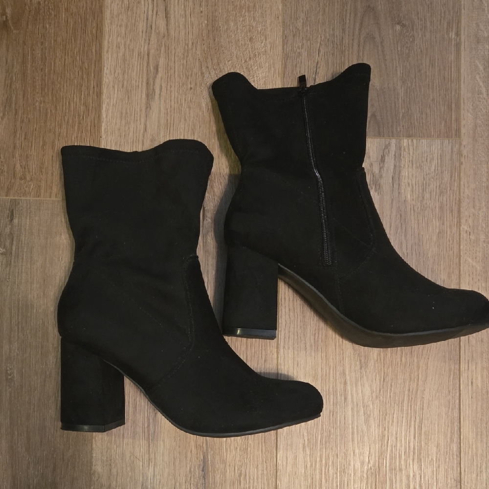 Torrid Black Stretch Bootie
